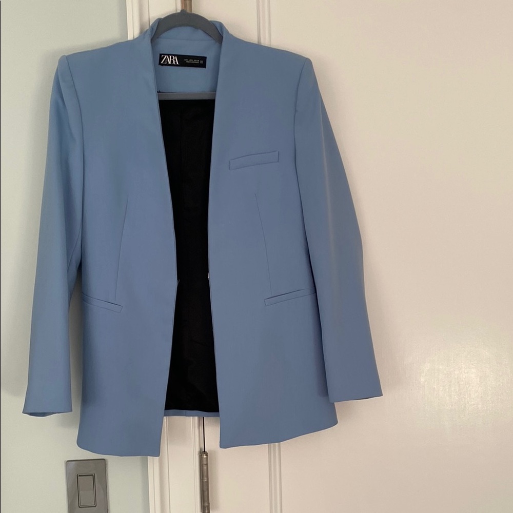 Zara Light Blue Blazer